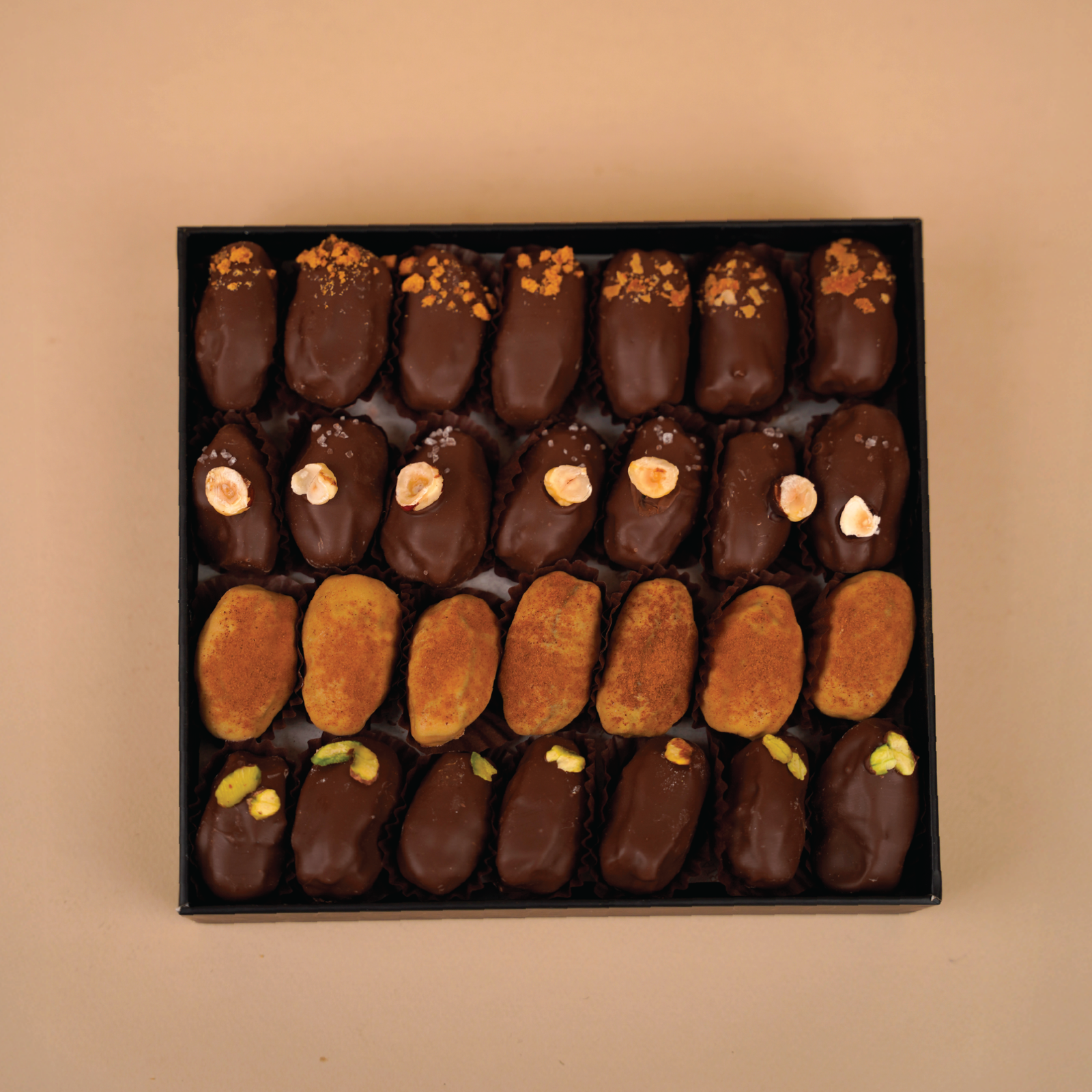 Belgian Chocolate – Dipped Dates Truffle Selection