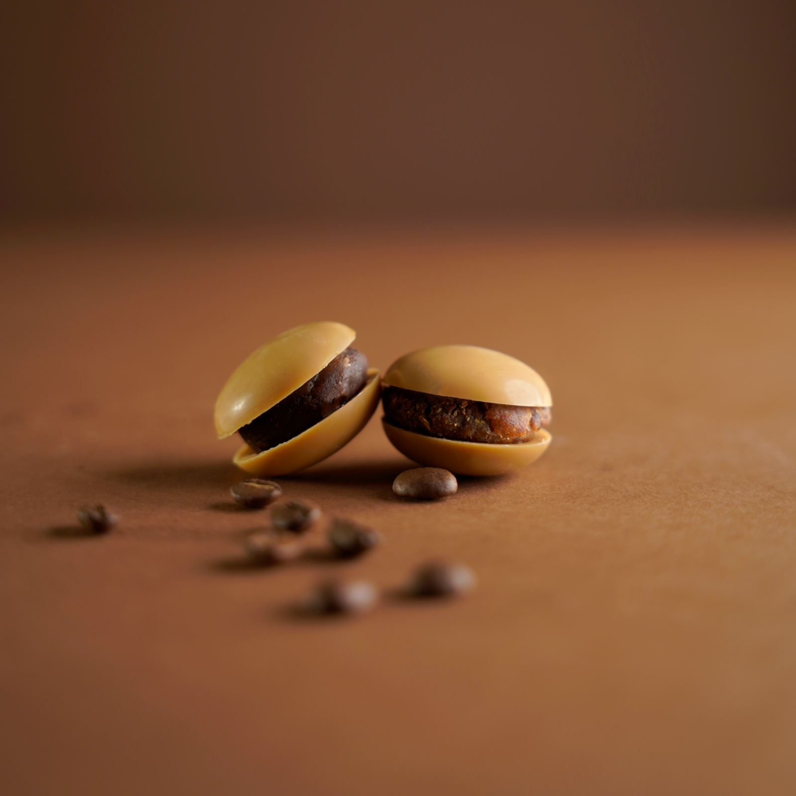 Caramel Chocolate with Coffee and Dates