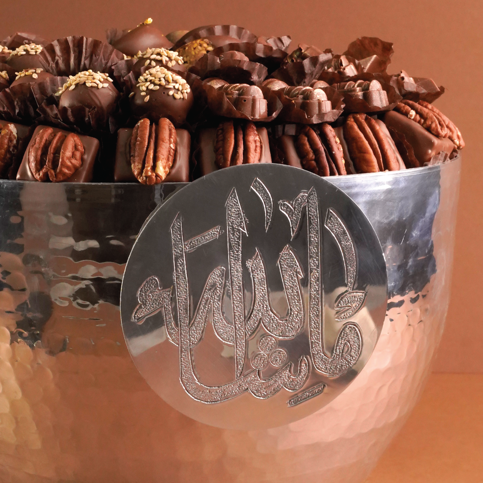 Noor Engraved Chocolate Celebration Tray