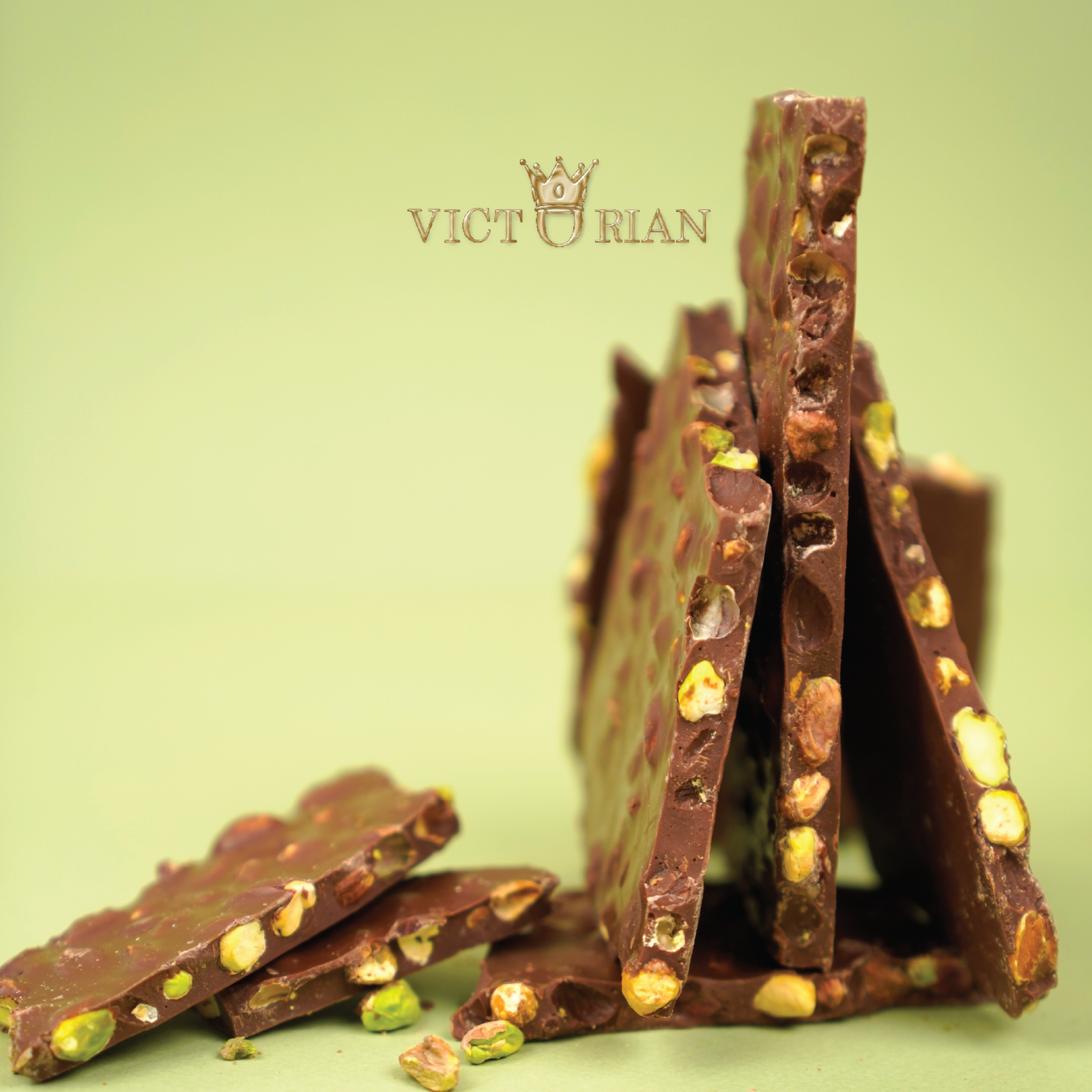 Pistachio Milk Chocolate Barks