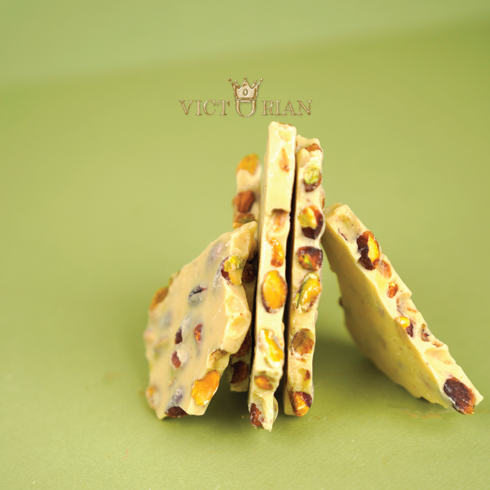 Pistachio White Chocolate Barks